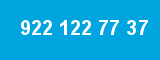 922 122 77 37 922 122 77 37